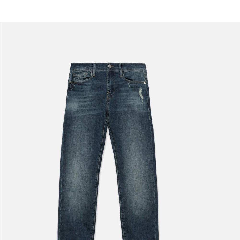 Frame Denim Blue Boyfriend Jeans Classic Style